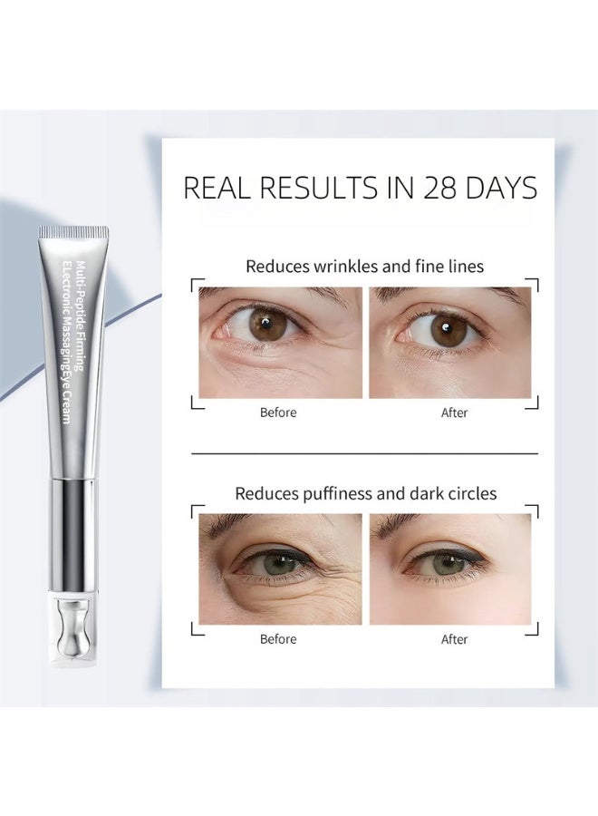 Peptide Firming Electric Massage Eye Cream, Technologically Advanced for Precise Anti-Wrinkle Repair (20ml) - Image 2